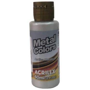 Imagem de Tinta Metal Colors 60ml- 533 Prata Acrilex