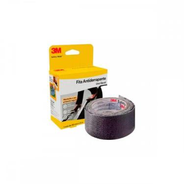 Imagem de Fita Antiderrapante 3M Int.5Mt - Preta - 3m melhoria do lar, Preto