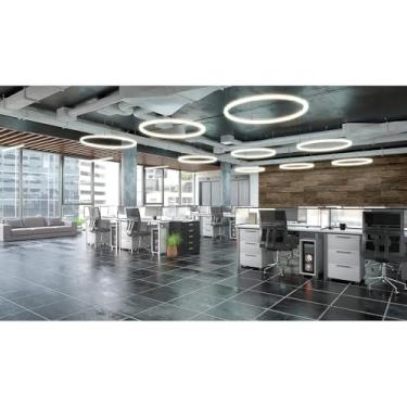 Imagem de Pano de fundo de escritório moderno videoconferência elegante escritório interior de tijolo parede de tijolos fundo de fotografia home office vídeo ao vivo chamadas de zoom cenários sessão de fotos