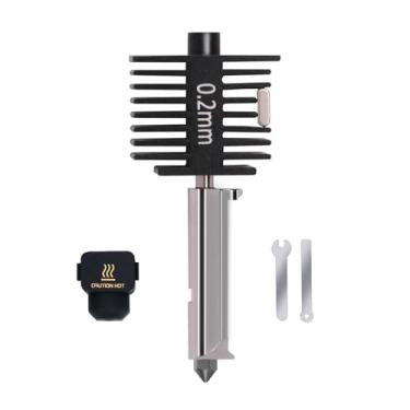 Imagem de KOYOFEI Kit De Atualização A1 Mini Hotend, Kit De Bloco De Aquecimento De Cabeça De Impressão De Impressora 3D Com Bico De Aço Temperado De 0,2 Mm E Meias De Silicone Para Bambu Lab A1/A1 Mini