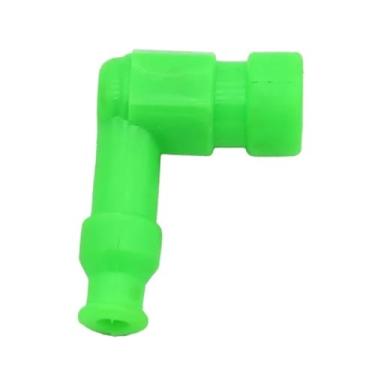 Imagem de Tampa de vela de ignição de borracha universal para motocicleta, quadriciclo, scooter, dirt bike, adequada para Yamaha, adequada para KTM, adequada para Kawasaki, adequada para Suzuki, peças(Green)