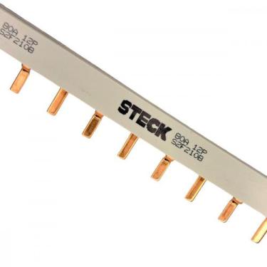 Imagem de Barramento Steck Bifasico Din Para 12 Disjuntores 80A. - S2F210B