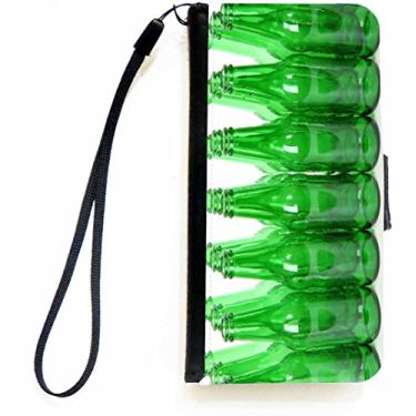 Imagem de Rikki Knight E se dez garrafas verdes... Capa carteira flip para iPhone com aba magnética para Apple iPhone 5c