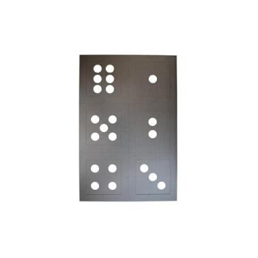 Imagem de Cupons grandes de 12 peças para prática de soldagem de 15 cm, calibre 18, para iniciantes e kit de treinamento de prática.