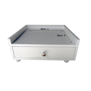 Imagem de Suporte Para Impressora Com Gaveta E Rodízios - Tam G