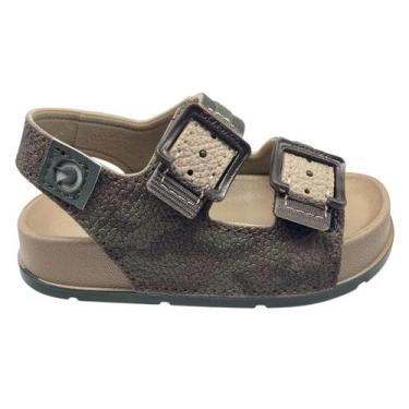 Imagem de Sandália Papete Masculino Milão II Baby Cartago 12418, Bege, Verde, Ma