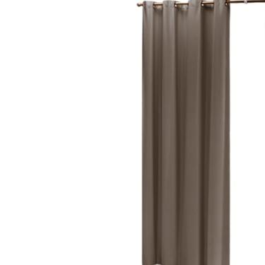 Imagem de Cortina Blackout PVC (Plástico) com UMA FOLHA Corta Luz 100% 1,40M x 2,80M de Parede com Ilhós (AVELA)