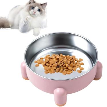 Imagem de Comedouro Elevado Gato Cao Cachorro Tigela Removivel Raçao Animal de Estimaçao Resistente