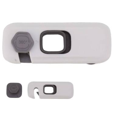 Imagem de Trava de Segurança Fechadura Geladeira Armario Gaveta Criança Bebe Evita Acidente Proteçao Firme Resistente