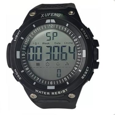 Imagem de Relógio Digital Esportivo Prova Dágua Masculino Surf Natação MergulhoCronômetro Alarme Luz Led Resistente Até 30 Metros De Profundidade