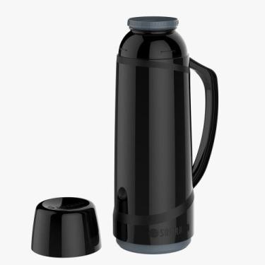 Imagem de Garrafa Térmica Café e Chá Cristal de Vidro c/ Tampa 1L - Soprano, Pre