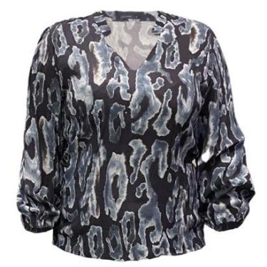 Imagem de Blusa Lado Avesso Decote V Maxi Animal-Feminino