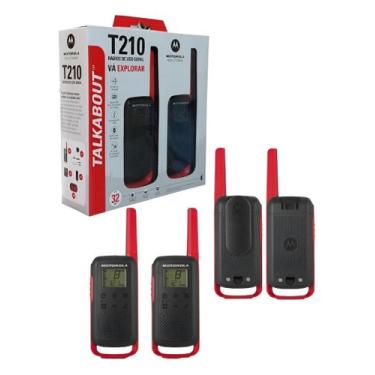 Imagem de Rádio Comunicador Motorola Talkabout T210br Alcance Até 32km