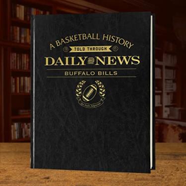 Imagem de Signature Gifts - Livro de história do futebol Buffalo - Presente para fãs de esportes - Uma história profissional de futebol contada através da cobertura de arquivo de jornal - Presente de última hora - Bills Black