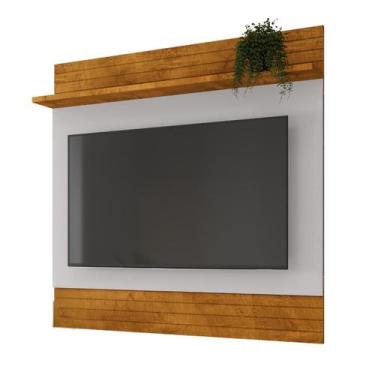 Imagem de Painel Aruana TV 65 Pol Naturalle Off White Móveis Bechara