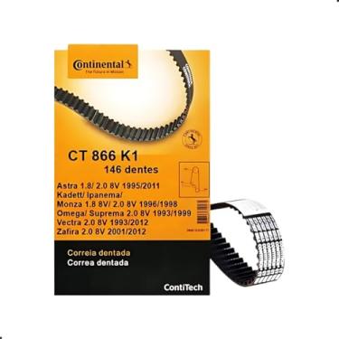 Imagem de Kit Correia Dentada + Tensor Compatível com Astra Zafira Vectra 1.8 2.0 8v