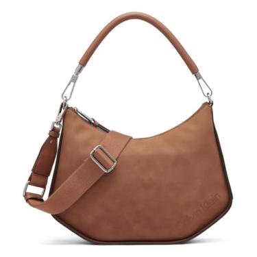 Imagem de Calvin Klein Winny Bolsa de ombro conversível e transversal, caramelo, tamanho único, Caramel, One Size