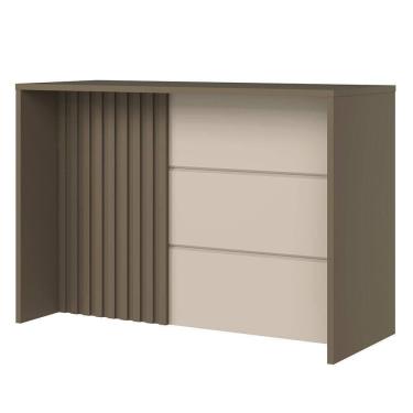 Imagem de Bancada Ilha Gourmet Ripada Connect Duna/cristal - Móveis Henn Duna/cristal