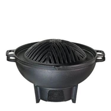 Imagem de Churrasqueira Gengis Kan Santana 38,5x32x23,5cm - Fundição Santana