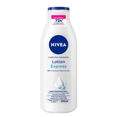 Imagem de Loção Hidratante Nivea Lotion Express 72h Hidratação Profunda 200ml