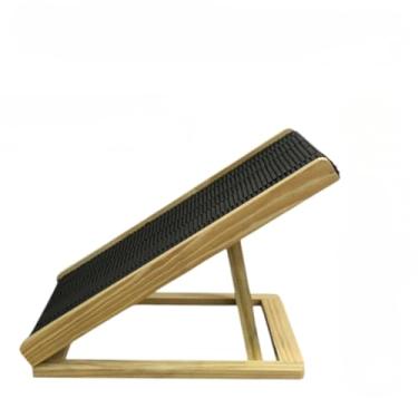 Imagem de Rampa Pet para Cama e Sofá Antiderrapante Cães Gatos Ajustável Madeira de Pinus Regulável Cachorros(Crua Pequena)