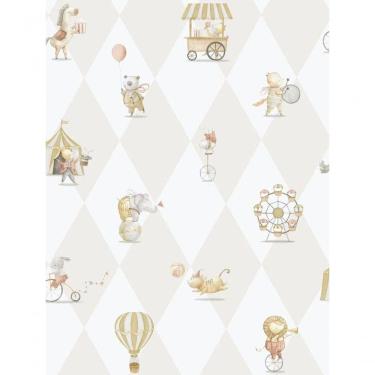 Imagem de Papel De Parede Enzo Circo Bege 282-3