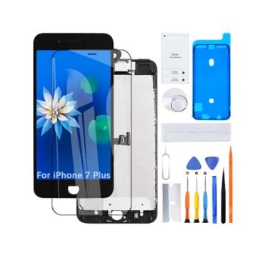 Imagem de Tela para iPhone 7 Plus A1661 A1784 A1785 A1786 Substituição de tela LCD 3D Touch Full HD Touch Screen ID Digitalizador Montagem da moldura, adesivo à prova d'água, kits de reparo Novo