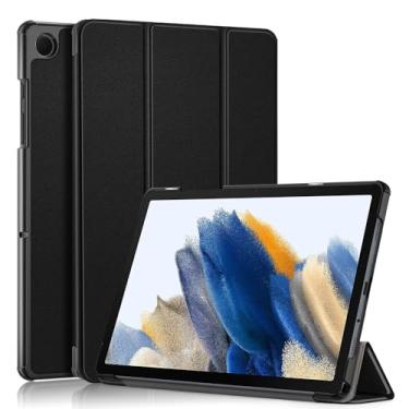 Imagem de Gylint Capa para Samsung Galaxy Tab A9+ 2023, capa dobrável ultrafina de couro PU com suporte para Galaxy Tab A9 Plus SM-X216B preta