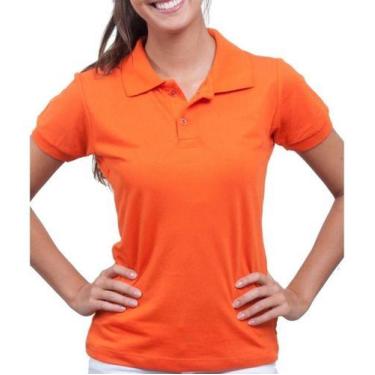 Imagem de Camisa Polo Feminina Camiseta Gola Atacado Uniforme Piquet - Vesttuari