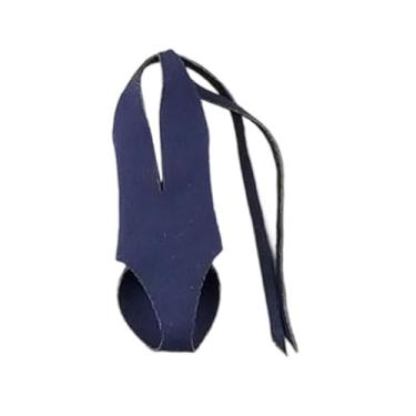 Imagem de Esquirla Roupas de boneco de ação 1:12, traje de banho, moderno, moda em tecido, miniatura, fantasia de boneca para bonecas femininas de 6", Azul-marinho