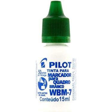 Imagem de Tinta Marcador Quadro Branco Reabastecedor Wbm-7 Verde 15Ml - PILOT