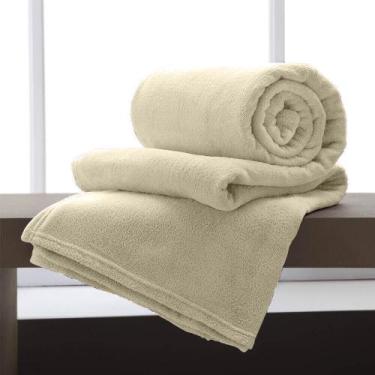 Imagem de Cobertor / Manta De Microfibra Casal 180 G/M - Andreza Kaki - Andreza 