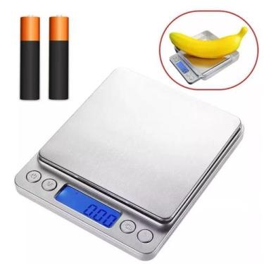 Imagem de Mini Balança Digital De Cozinha Alta Precisão 0,1g Até 2000g - kapbom