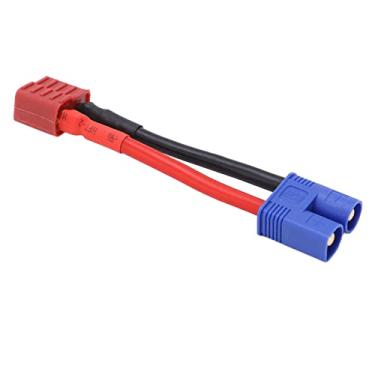 Imagem de Adaptador de Plugue T de Silicone Macio, Conector RC Forte e Confiável para Modelos, Cordão de Silicone Super Macio, Resistente à Corrosão, Durabilidade de Alta Corrente,