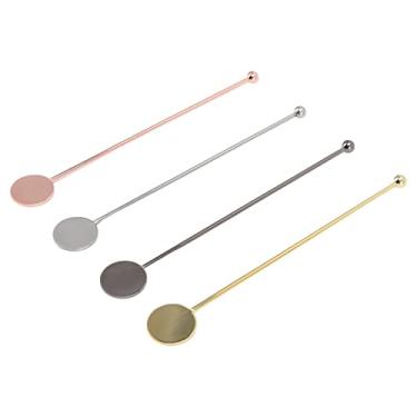 Imagem de Pssopp Jogo de Coquetéis de Aço Inoxidável 4 para Camadas Em Bares e Restaurantes, Bebida e café a Longo Prazo, Cinza/ouro/prata/ouro/rosa