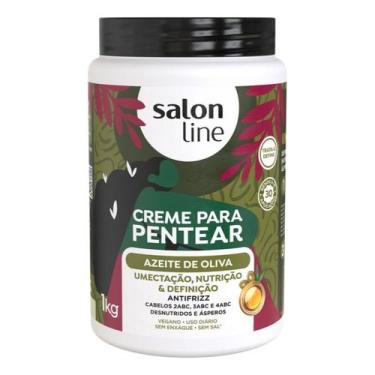 Imagem de Creme Pentear Azeite Oliva Umectação Define Salon Line 1kg