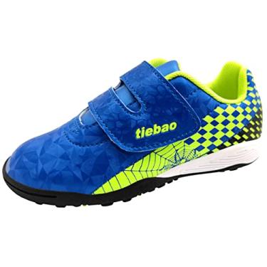 Imagem de tiebaoGanar Chuteiras De Futsal Infantis Para Futebol, Atlético, Meninos E Meninas, Tbg-S76660F/Azul-25
