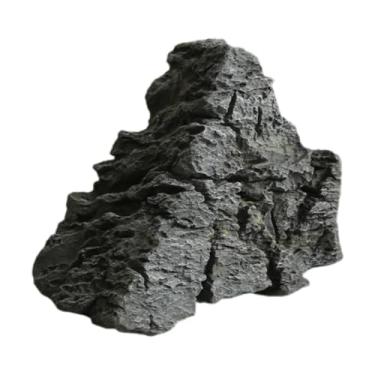 Imagem de Stgfyxgs Miniaturas de pedras artificiais para paisagismo, fáceis de instalar, decoração de jardim de fadas, pedras decorativas para quintal e jardim, 33x20x25cm