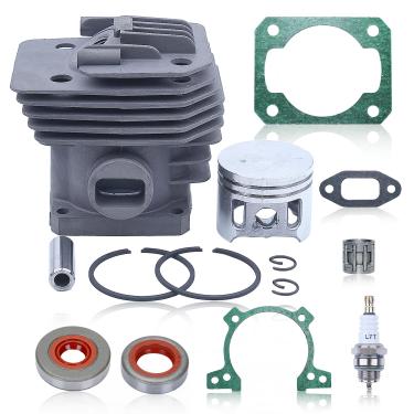 Imagem de Hyceker Kit de juntas de pistão de cilindro de 40 mm para Stihl FS160 FS180 FS220 FS280 FS290 Peças de cortador de escova aparador de cordas com vedações de óleo de vela de ignição 4119 020 1207, 4119