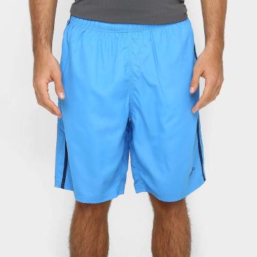 Imagem de Bermuda de Natação, Speedo, Bold, Microfibra com Recortes Contrastantes, tamanho G - Azul celeste/Marinho