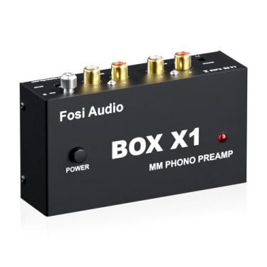 Imagem de Phono Preamp Fosi Audio Box X1 para toca-discos MM com fone de ouvido