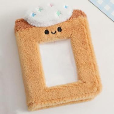 Imagem de Halyuhn Álbum De Fotos Pequeno Kpop, Miniálbum 2X3 Para Câmeras Fujifilm Instax, Polaroid Snap, Z2300, Pic-300 E Instantâneas Social Matic Com 40 Bolsos, Porta-Cartões Pelúcia, Marrom