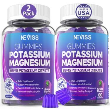 Imagem de Suplemento de gomas de potássio e magnésio NEVISS com Ashwagandha