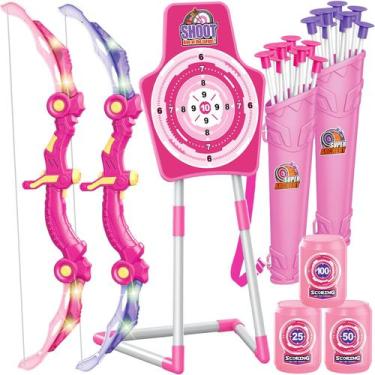 Imagem de Brinquedos Bow and Arrow GMAOPHY para meninas de 5 a 10 anos com luzes