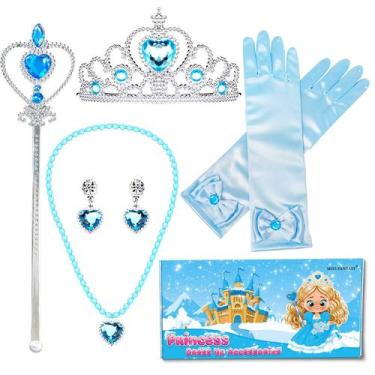 Imagem de Conjunto de acessórios Princess Elsa Dress Up para meninas - MISS FANT