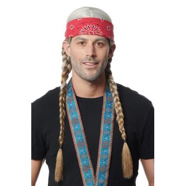 Imagem de Costume Peruca Costume Culture de Franco Willie Mixed Grey - Costume C