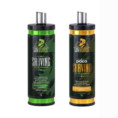 Imagem de 1Un Shaving paco + 1UN Shaving menta 1L- LGN Barber