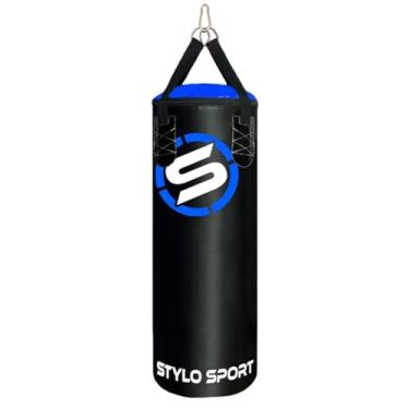 Imagem de SACO DE PANCADA 90 CM - SACO PARA TREINAR BOXE (90cm, Azul)