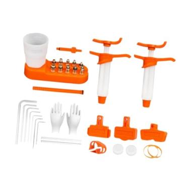 Imagem de Fenteer Conjunto de sangria de óleo para freio a disco hidráulico de bicicleta, acessórios para ferramentas de injeção de óleo, kit de sangria de freio de