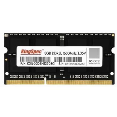 Imagem de KingSpec 8GB DDR3L, 1600MHz, 1.35V, Memória RAM Para Notebook e MAC Original